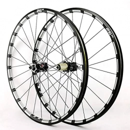 RUJIXU Spares RUJIXU MTB Bike Wheelset, 26 / 27.5 / 29 inch QR Disc Brake Mountain Cycling Wheels Sealed Bearing hub Fit for 7-12 Speed Freewheels Bicycle Accessory 1750g (Color : QR Black, Size : 29in)