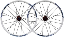 Samnuerly Mountain Bike Wheel Samnuerly Mountain MTB Bike Wheel Set Bicycle Wheel Set Bike Wheel Set 24 (Blue)