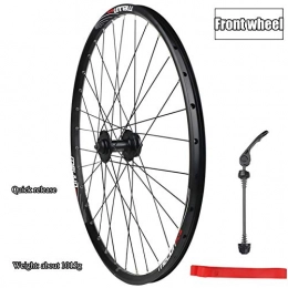ASUD Mountain Bike Wheel Silver Alloy Quick Release Front Wheel Disc brake split mountain bike wheel (26 Inch)