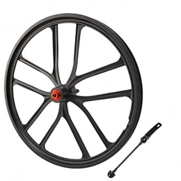 SM SunniMix Mountain Bike Wheel SM SunniMix Solid 20'' Folding Bike Wheelset Rustproof 402 Mountain Bicycle Integrated Wheel with Quick Release Skewer for 1.5~2.125 20 inch 100 / 135 Disc - Front