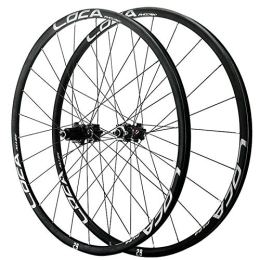 SN Mountain Bike Wheel SN 26 27.5 29 In Bike Wheelset Double Wall MTB Rim 6-Nail Disc Brake Quick Release For 8 9 10 11 12 Speed Cassette Freewheel Bicycle Wheel (Color : Black Hub silver label, Size : 26in)
