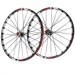 SN Mountain Bike Wheel SN 26'' 27.5'' Cycling Wheels Bicycle Wheelset For Mountain Bike Disc Brake Quick Release Double Wall Alloy Rim For 8 / 9 / 10S Cassette Flywheel (Color : Silver hub silve logo, Size : 26inch)