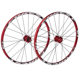 SN Mountain Bike Wheel SN 26 27.5 Inch Bicycle Front Rear Wheel Mountain Bike Wheelset Ultra Light Double Wall MTB Rim 5 Bearing Quick Release Disc Brake Wheels (Color : F, Size : 26inch)