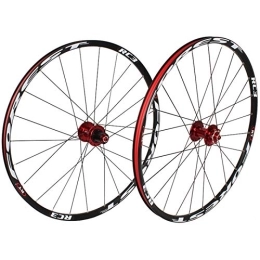 SN Mountain Bike Wheel SN 26 27.5 Inch Bicycle Front Rear Wheel Mountain Bike Wheelset Ultra Light Double Wall MTB Rim 5 Bearing Quick Release Disc Brake Wheels (Color : G, Size : 26inch)