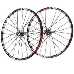 SN Mountain Bike Wheel SN 26 27.5 Inch Cycling Wheels Bicycle Wheelset For Mountain Bike Disc Brake Quick Release Double Wall Alloy Rim For 8 / 9 / 10S Flywheel (Color : Silver hub silve logo, Size : 27.5inch)