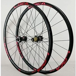 SN Spares SN Cycling Wheelset 26 27.5 29in 700C Bike Wheels Mountain Road Bicycle Front Rear Rim Ultralight Alloy Hub Thru Axle 8-12 Speed Disc Brake (Color : Black hub, Size : 27.5in)
