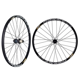 SN Mountain Bike Wheel SN High-Strength Mountain Bike Wheels, 26 / 27.5 / 29" Double Wall Quick Release MTB Rim Sealed Bearings Disc 7 8 9 10 Speed Wheel (Size : 26inch)