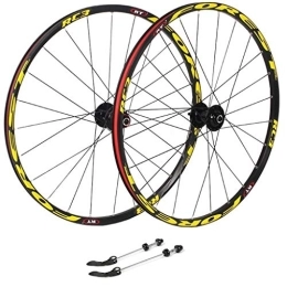 SN Mountain Bike Wheel SN Ultralight Cycling Wheels 26, Bicycle Double Wall MTB Rim Quick Release V-Brake Hybrid / Hole Disc 7 8 9 10 Speed 135mm Wheel (Size : 26inch)