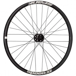 Spank Mountain Bike Wheel Spank Spoon32, 27.5 inches, 32H, Hub Spike 20 x 110 mm + Adap 15 x 100 Adult MTB Front Wheel Unisex, Black, 15 x 100 mm