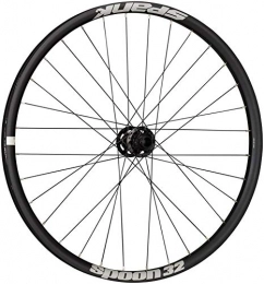 Spank Mountain Bike Wheel Spank Spoon32, 27.5 Inches, 32H, Spike Hub Boost15x110 + Adap Boost 20x110 Adult Unisex Front MTB Wheel, Black, 15 / 20