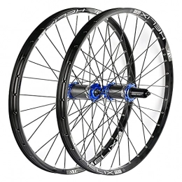 MGRH Spares Super Light Mountain Bike Wheelset 29 / 26 / 27.5 Inch Carbon Fiber Bicycle Wheel Aluminum Alloy MTB Rim Fast Release Disc Brake 32H 8-11 Speed blue-29 Inch