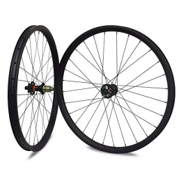 Sywtz Spares Sywtz 27.5er MTB Carbon Wheelset Hookless / Asymmetric Tubeless For DH / AM / XC / Enduro Mountain Bike 650B Wheelset 24 / 27 / 30 / 35 / 40mm Width (Width-24mm, Depth-24mm, XC Powerway M42)