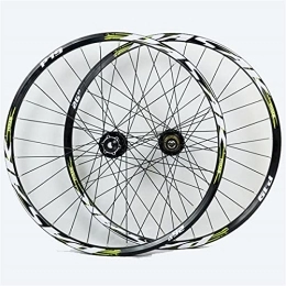 TANGIST Spares TANGIST 26" 27.5”29“ MTB Bike Wheel Set Aluminum Alloy Rim 32-Spoke Bicycle Front Rear Rim Wheel Disc Brake Thru Axle 7 / 8 / 9 / 10 / 11 Speed (Color : G, Size : 27.5IN)