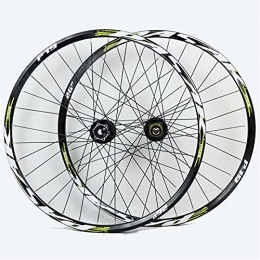 TANGIST Spares TANGIST 26 Inch 27.5" 29 Er MTB Bike Wheelset Aluminum Alloy Disc Brake Mountain Cycling Wheels Thru Axle for 7 / 8 / 9 / 10 / 11 Speed (Color : G, Size : 27.5IN)