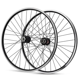 TANGIST Spares TANGIST 26" Mountain Bike Wheelsets Alloy Disc Brake Mountain Cycling Wheels Quick Release Disc Brake 32H for 8 / 9 / 10 / 11 Speed