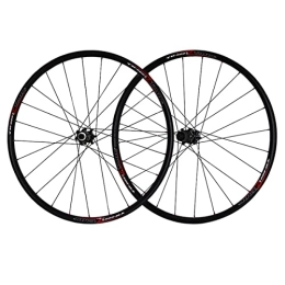 TANGIST Spares TANGIST 26" Mountain Bike Wheelsets Carbon Hub MTB Wheels Quick Release Disc Brakes 3D Aluminum Alloy fit 8-11 Speed Cassette Bicycle Wheelset 24H