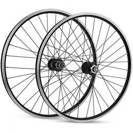 TANGIST Spares TANGIST Mountain Bike Wheelset 26 Inch Aluminum Alloy Rim 32H Quick Release Disc Brake fit 8 9 10 11 Speed Cassette Bicycle Wheelset