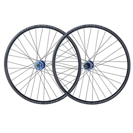 DYSY Spares Tubeless MTB Bike Wheelset 26 / 27.5 / 29 Inch, Aluminum Alloy Sealed Bearings Hub QR 9mm 32 Hole Disc Brake for 7 / 8 / 9 / 10 / 11 Speed (Color : D, Size : 27.5 inch)