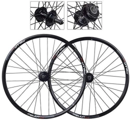 TYXTYX Spares TYXTYX 20 / 26 Inch Bike Wheelset MTB Bicycle Rear Wheel Double Walled Aluminum Alloy Mountain Bike Wheels Disc Brake Quick Release Bicycle Rim 7 8 9 Speed Cassette 32 Holes