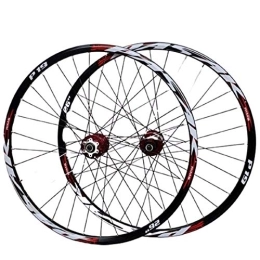 TYXTYX Spares TYXTYX 26, 27.5, 29 Inch Mountain Bike Wheelset Bicycle Wheel Wheelset (Front + Back) Double-Walled Made of Aluminum Alloy with Quick Change Disc Brake 32H 7-11 Speed Cassette, A, 27.5inch