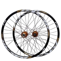 TYXTYX Spares TYXTYX 26, 27.5, 29 Inch Mountain Bike Wheelset Bicycle Wheel Wheelset (Front + Back) Double-Walled Made of Aluminum Alloy with Quick Change Disc Brake 32H 7-11 Speed Cassette, B, 29inch