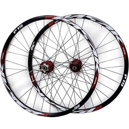 TYXTYX Spares TYXTYX 26" / 27.5" / 29" MTB Bike Front & Rear Wheel Set Cassette Disc Brake Wheelset Double Wall Alloy Rim Quick Release 32Holes 7 / 8 / 9 / 10 / 11 Speed