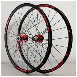 TYXTYX Spares TYXTYX 26 / 27.5 in MTB Bicycle Wheelset Bike Wheelset Light Alloy Wheelset Disc Rim Brake 7 8 9 10 11 12 Speed Sealed Bearings Quick Release 24 Holes, 26inch