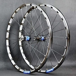 TYXTYX Spares TYXTYX 26 27.5 In MTB Mountain Bicycle Wheelset Double Wall Quick Release Straight Pull 4 Bearing Disc Brake Bike Rims Front Rear Wheels 7 8 9 10 11 12 Speeds