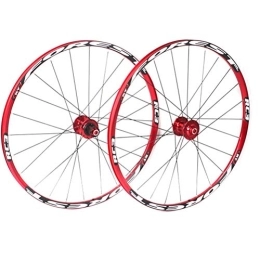 TYXTYX Spares TYXTYX 26 27.5 Inch Bike Front Rear Wheel MTB Wheelset Disc Brake Bicycle Double Wall Alloy Rim QR Palin Bearing 8 9 10 11 Speed 24H (Color : B, Size : 27.5in)