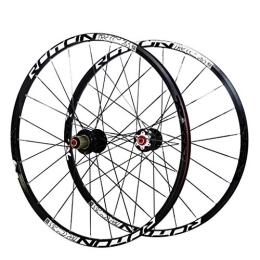TYXTYX Mountain Bike Wheel TYXTYX 26" 27.5" Mountain Bike Wheelset, Alloy Double Wall MTB Front and Rear Wheels Hybrid Bicycle Quick Release 28H Disc Brake Rim 9 10 11 Speed