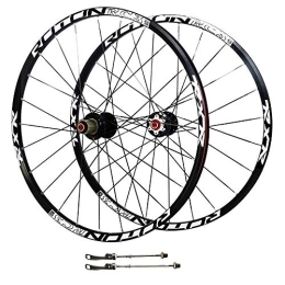 TYXTYX Mountain Bike Wheel TYXTYX 26 / 27.5In Bicycle Wheelset Hybrid Mountain Bike Wheels Double Wall MTB Rim Disc Brake Ultralight Carbon Fiber Quick Release 24H 9 / 10 / 11 Speed Bicycle Hub Dynamo