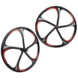 TYXTYX Spares TYXTYX 26" Bike Wheelset Front Rear Wheel Set Mountain Bicycle Double Wall Magnesium Alloy MTB Rim Disc Brake 7-11 Cassette Quick Release