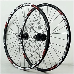 TYXTYX Mountain Bike Wheel TYXTYX 26 Inch 27.5" 29ER MTB Bicycle Wheelset Aluminum Alloy Disc Brake Mountain Cycling Wheels 32 Hole for 7 / 8 / 9 / 10 / 11 Speed (Color : A, Size : 26 inch)
