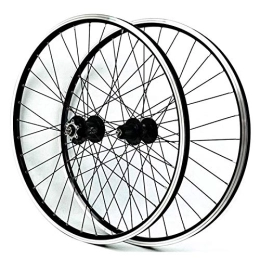 TYXTYX Spares TYXTYX 26 Inch Bike Wheelset, Bicycle Wheels Double Wall MTB Rim Mountain Cycling Quick Release Disc / V Brake 32 Hole Disc 7 8 9 10 11Speed
