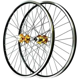 TYXTYX Spares TYXTYX 26 Inch Bike Wheelset Front 2 Rear 4 Bearing MTB Wheel Set Quick Release Disc / V-Brake 6 Claws Hub 7 8 9 10 11S Cassette Flywheel