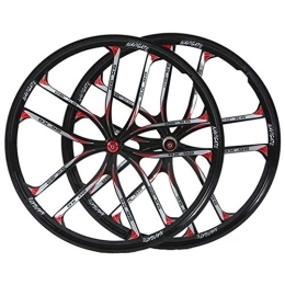 TYXTYX Mountain Bike Wheel TYXTYX 26 Inch Front Rear Bicycle Wheel MTB Bike Wheelset Cycling Wheels, Bicycle Wheelset, Magnesium Alloy Double Wall Quick Release Disc Brake Hybrid / Mountain Disc 8 9 10 11 Speed, B