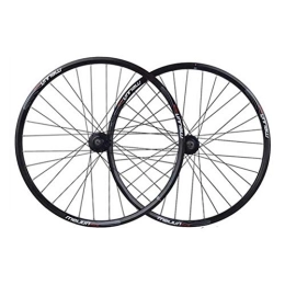 TYXTYX Spares TYXTYX 26 Inch Wheel Mountain Bike Front And Rear Bicycle Double Wall Alloy Rim Tires 1.35-2.35" Disc Brake 7-10 Speed Quick Release 32H