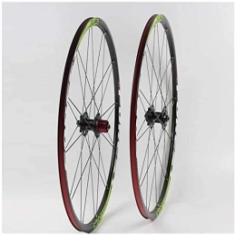 TYXTYX Spares TYXTYX 26 inches MTB bicycle wheels, double-walled front wheel rear wheel set mountain bike quick release wheel brake 8 9 10 Palin gear bearings 24 H