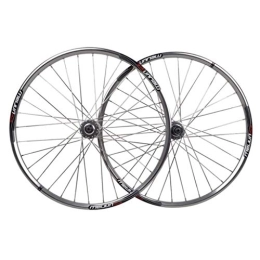 TYXTYX Spares TYXTYX 26" Wheel Mountain Bike Disc Brake and V-Brake Brake Wheels, 7, 8, 9 Speed Cassette Type, Double Wall Section Rims Quick Release
