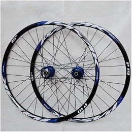 TYXTYX Mountain Bike Wheel TYXTYX 29 / 26 / 27.5 Inch Bike Wheel (Front + Rear) Mountain Bike Wheelset Double Walled MTB Rim Made of Aluminum Alloy with Quick-Change Disc Brake 32H 7-11 Speed Cassette, C, 26inch