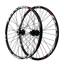 TYXTYX Mountain Bike Wheel TYXTYX Bicycle MTB Wheelset 26 Inch 27.5 29ER Aluminum Alloy Disc Brake Mountain Cycling Wheels 32 Hole for 7 / 8 / 9 / 10 / 11 Speed (Color : Red, Size : 29 inch)