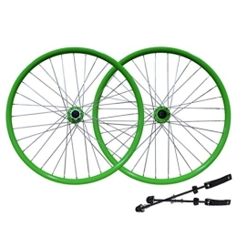 TYXTYX Spares TYXTYX Bicycle Wheel 26" Bike Wheel Set MTB Double Wall Alloy Rim Disc Brake 7-11 Speed Palin Bearing Hub Quick Release 6 Colors