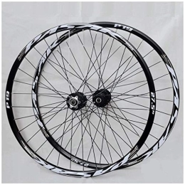 TYXTYX Spares TYXTYX Bicycle Wheelset 26 / 27.5 / 29 Inch MTB Double Wall Alloy Rims Disc Brake Bike Wheel QR Cassette Fiywheel Hubs Sealed Bearing 7-11 Speed 32H