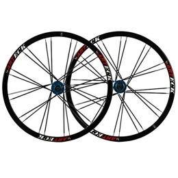 TYXTYX Mountain Bike Wheel TYXTYX Bicycle Wheelset 26 Inch MTB Bike Wheels Disc Brake Double Wall Alloy Rim MTB QR 7 / 8 / 9 / 10 Speed 24H Sealed Bearing