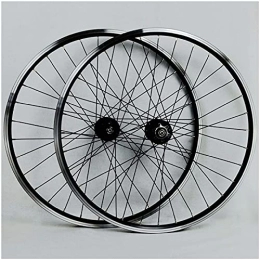TYXTYX Spares TYXTYX Bicycle Wheelset 26 inch, V Brake Double Wall MTB DH19 Rim Hybrid Mountain Wheels for 7 / 8 / 9 / 10 Speed Wheels