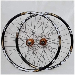TYXTYX Spares TYXTYX Bicycle Wheelset Bike Wheelset Bicycle Wheel (Front + Rear) Mountain Bike Wheelset Double Walled Made of Aluminum Alloy with Quick-Change Disc Brake 32H 7-11 Speed Cassette, A, 27.5inch