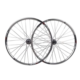 TYXTYX Spares TYXTYX Bicycle Wheelset for 26" MTB Front Rear Wheels Double Wall Alloy Rim Quick Release Disc Brake 32 Hole 8 9 10 Speed Silver