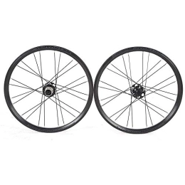 TYXTYX Spares TYXTYX Bicycle Wheelset, Mountain Bike Wheelset, 24 Hole Double-Walled MTB Rims Hybrid Quick Release Disc Brake Aluminum Alloy Bicycle Wheels 8 / 9 / 10 / 11 Speed, A