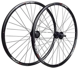 TYXTYX Mountain Bike Wheel TYXTYX Bike Wheel Tyres Spokes Rim MTB Bicycle Wheelset 26 / 20 Inch, Double Wall Alloy Rim V Brake / Disc Brake Front And Rear Wheels Palin Bearing 32 Holes Quick Release Compatible 7 / 8 / 9 / 10 Speed