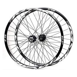 TYXTYX Mountain Bike Wheel TYXTYX Bike Wheelset, 26 / 27.5 / 29 Inch Mountain Bike Wheel Brake Wheel Set Quick Release Palin Bearing 7, 8, 9, 10, 11 Speed, Black (Size : 29in)
